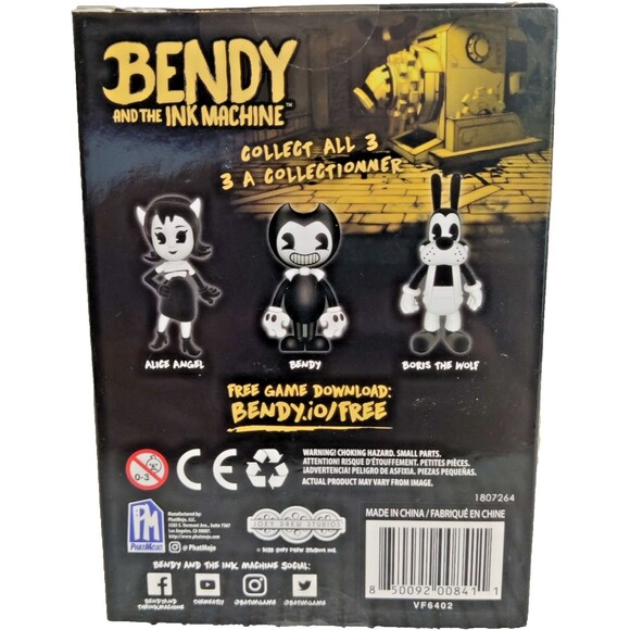 Bendy And The Ink Machine,Vinyl Boris The Wolf 5 Inch Figure Series 2, 2018- New - Picture 5 of 8